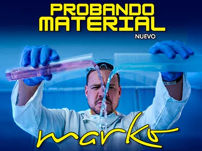 MARKO PRESENTA PROBANDO MATERIAL NUEVO