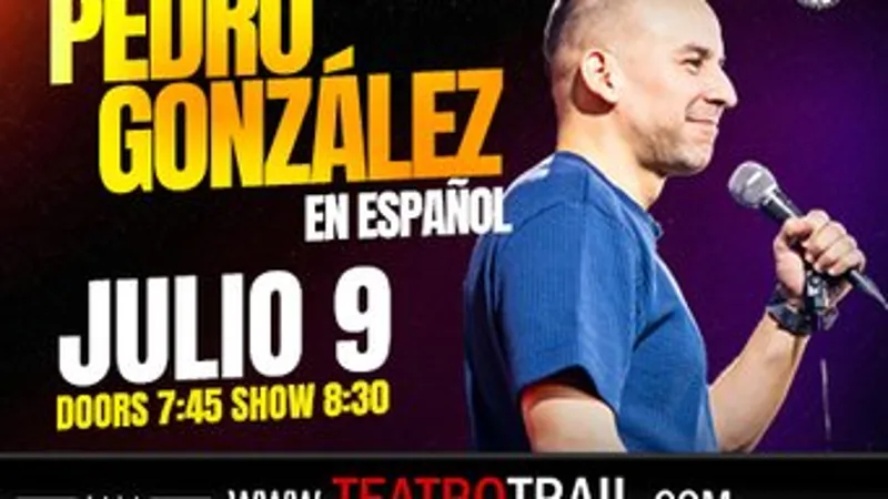 PEDRO GONZÁLEZ EN STAND UP COMEDY EN ESPAÑOL